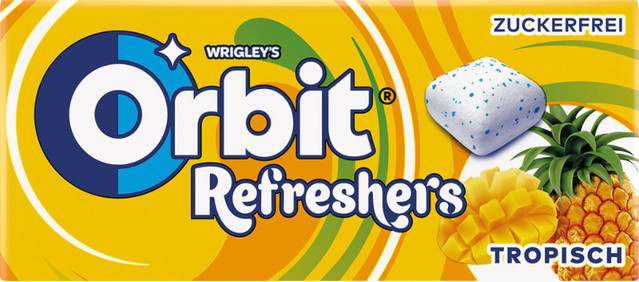 Orbit Refresher's Tropisch Dragees zuckerfrei 8 x 17,9 g - Bild 1