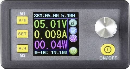 Joy-it JT-DPH5005 Labornetzgerät in Schwarz, Step Up/Step Down 0-50V 0-5A 250W mit Schraubklemme, fernsteuerbar und programmierbar - Bild 1