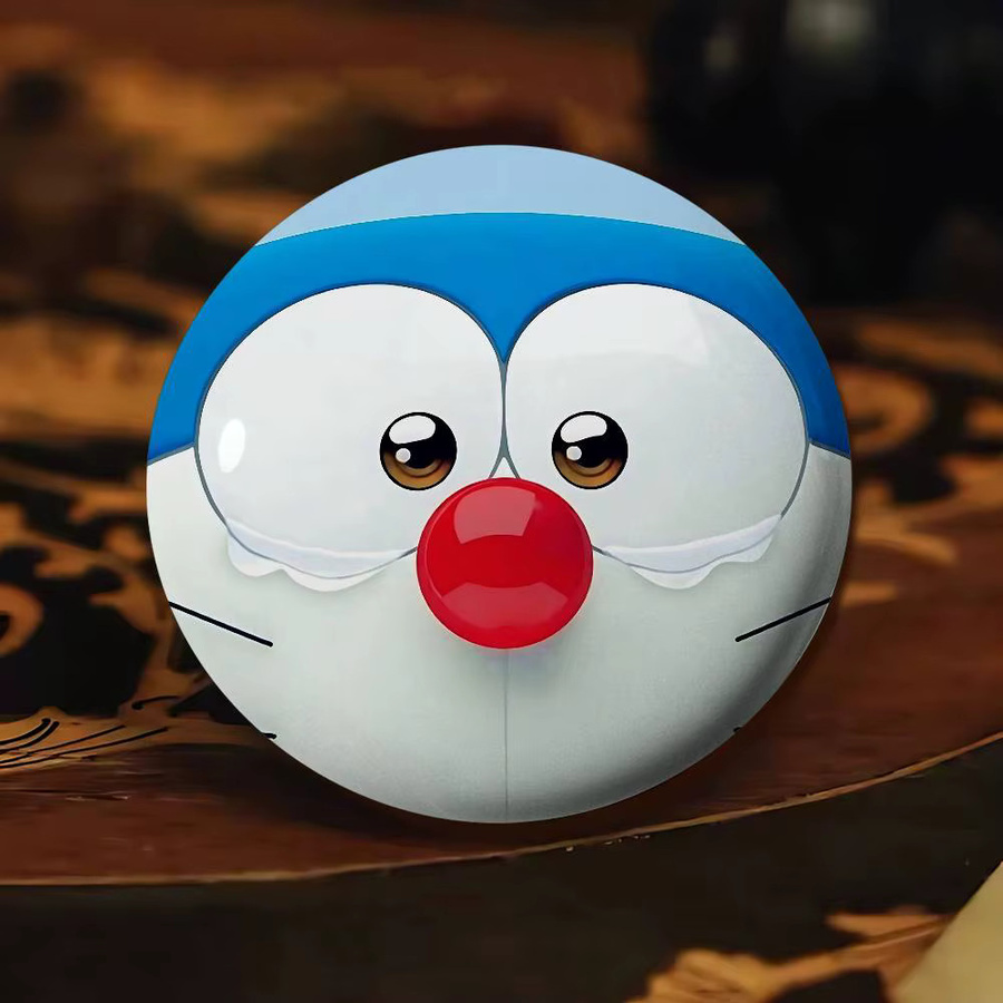 Doraemon Anstecknadeln, runde Broschen, Weißblech, Bunt - Bild 3
