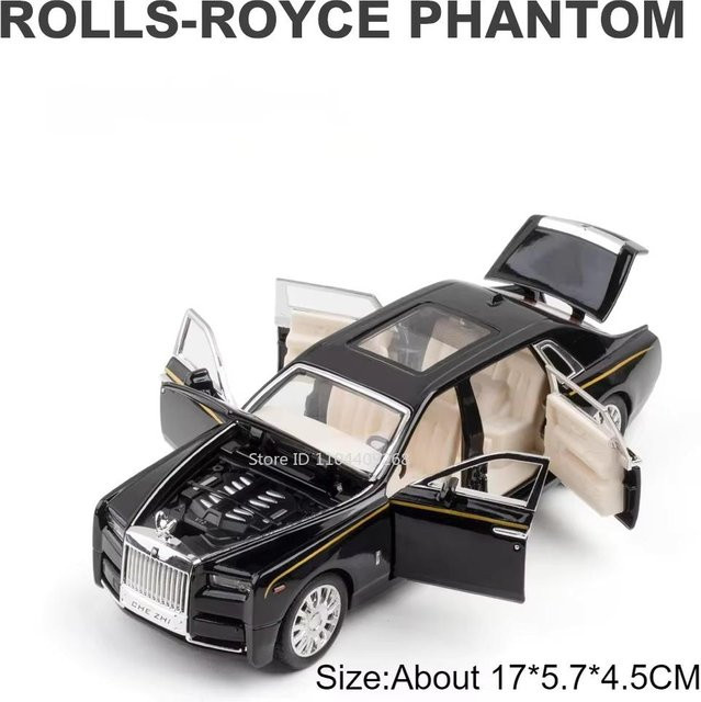 Linyi toy car Rolls Royce Dawn Phantom Spielzeugauto, Modell, 1:32, mit Sound und Licht, ab 14 Jahren - Bild 1