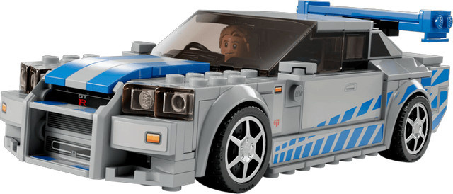 LEGO Speed Champions 2 Fast 2 Furious Nissan Skyline GT-R Auto ab 9 Jahren - Bild 1