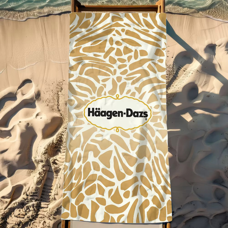 HaagenS D-Dazs Handtuch aus Mikrofaser, schnelltrocknend und weich, Mehrfarbig - Bild 2