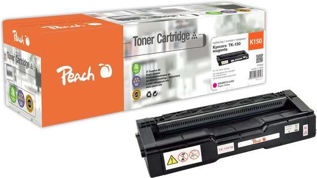 Peach K150 M Toner Schwarz als Ersatz für Kyocera TK-150M, passend für Kyocera FSC 1000, Kyocera FSC 1020 MFP und Kyocera FSC 1020 MFP plus (wiederaufbereitet) - Bild 1