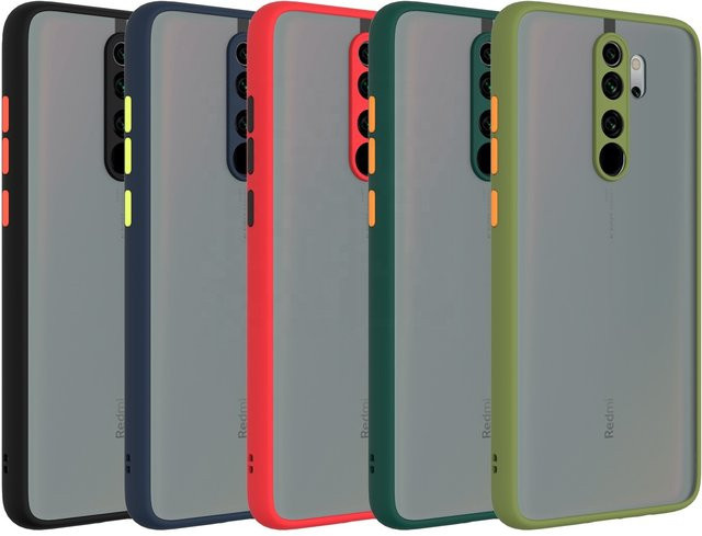 Stoßfeste Schutzhülle für Xiaomi Redmi Note 9 10 11 12 Pro 5G und weitere Modelle, Farbe: Schwarz - Bild 1