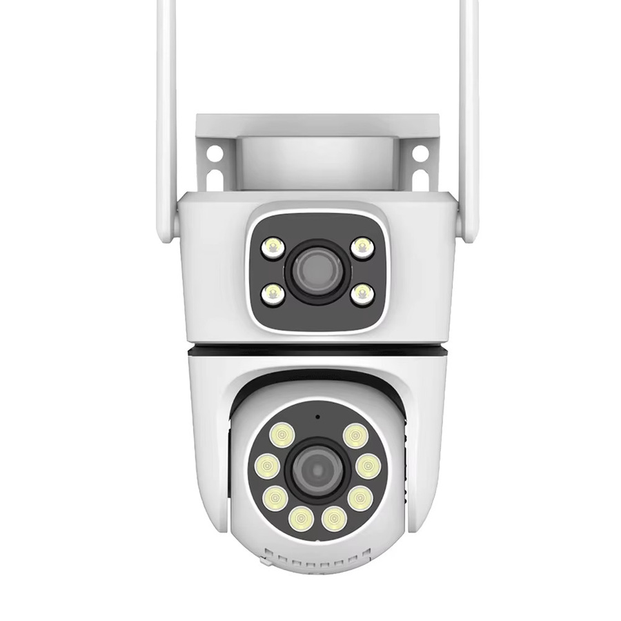 Tuya 10MP Dual-Objektiv 5G Wifi Outdoor PTZ Kamera mit 4K HD Dual Screen und Nachtsicht in Weiß - Bild 7
