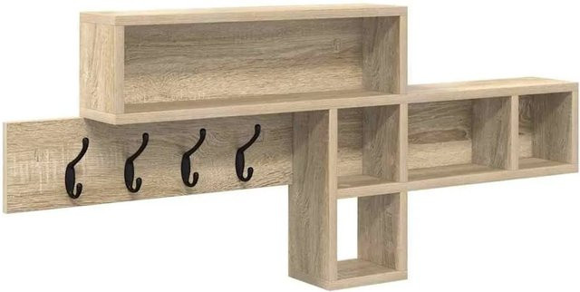 vidaXL Wandmontierter Nachttisch in Sonoma-Eiche mit minimalistischem Design, B/H/T: 100 x 12 x 43,5 cm - Bild 1