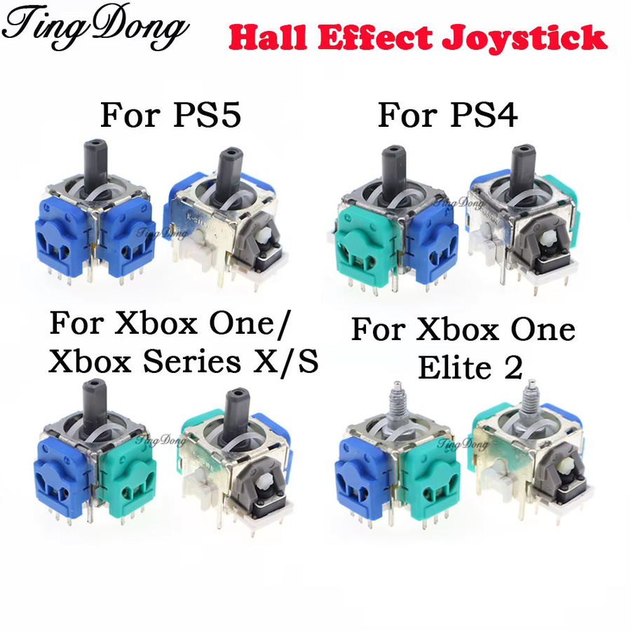TingDong Ersatz Hall-Effekt 3D-Analog-Joystick für PS5, PS4, Xbox One und Xbox Series S/X Controller Reparaturteile in Multicolor - Bild 2