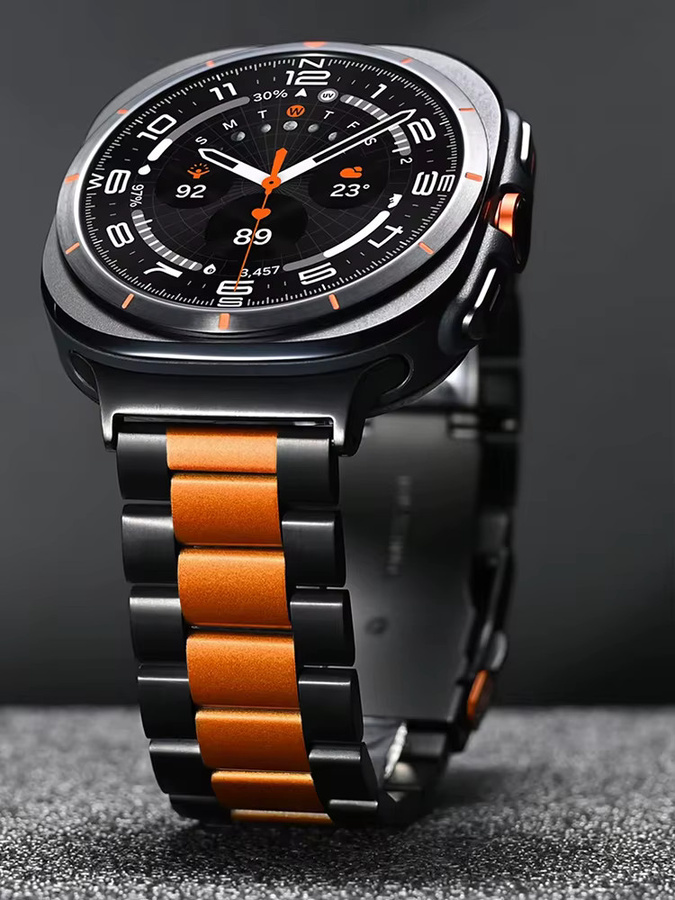 Uhrenarmband Edelstahl, Samsung Galaxy Watch 7 Ultra 47 mm, Unisex - Bild 3