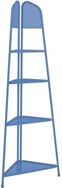 DELUKE Eckregal aus Stahl in Blau, H x B x T: 180 x 48 x 48 cm - Bild 1