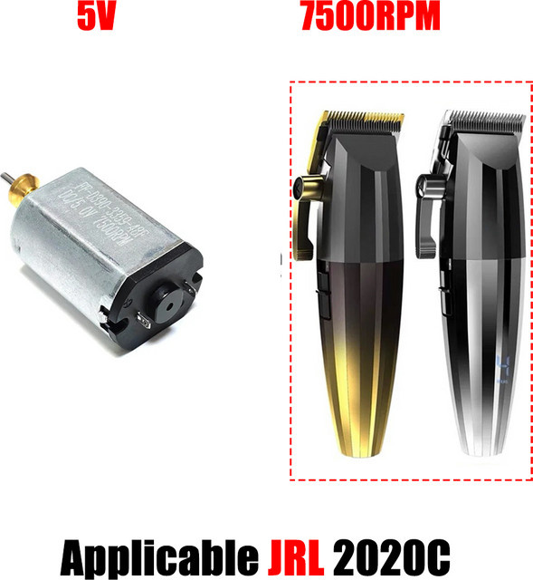 MotFex Ersatzmotor für JRL 2020C Madeshow M5 P800 professionelle Haarschneidemaschinen, 5V, 7500RPM, Farbe: Silber - Bild 1