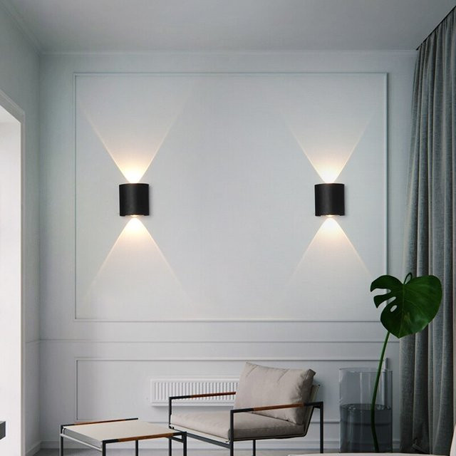 BENEWTON LED Wandleuchte IP65 wasserdicht für Außen und Innen zur Beleuchtung von Garten und Treppen - Bild 1