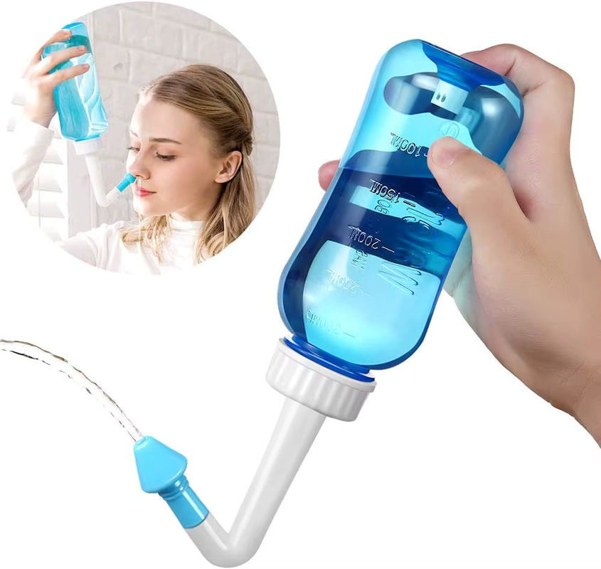 Professioneller Nasenspülreiniger als Nasendusche für Erwachsene und Kinder in Blau - Bild 2