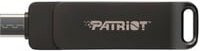 Patriot Rage R550 USB-Stick mit 128 GB in Schwarz mit USB-A und USB-C Anschluss - Bild 1