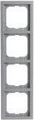 Busch-Jaeger Rahmen Future Linear 4-fach Unterputzmontage Silber - Bild 1