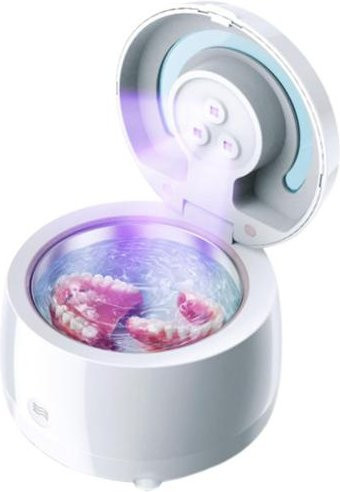 EonX Ultraschall-Retainer-Reiniger für Zahnhaltegeräte und Aligner in Weiß - Bild 1