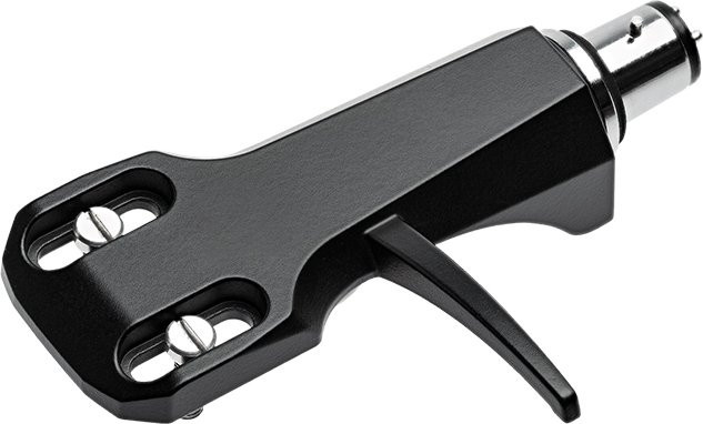 Audio-Technica AT-HS6BK Universal Ersatz Patrone Stylus Headshell in Schwarz und Silber für AT-LP120 Plattenspieler und HIFI Vinyl-Systeme - Bild 1