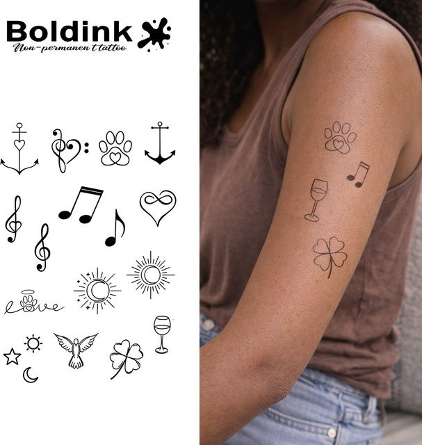 BOLDINK Fresh Mix & Match Tattoo-Aufkleber, Unisex - Bild 1
