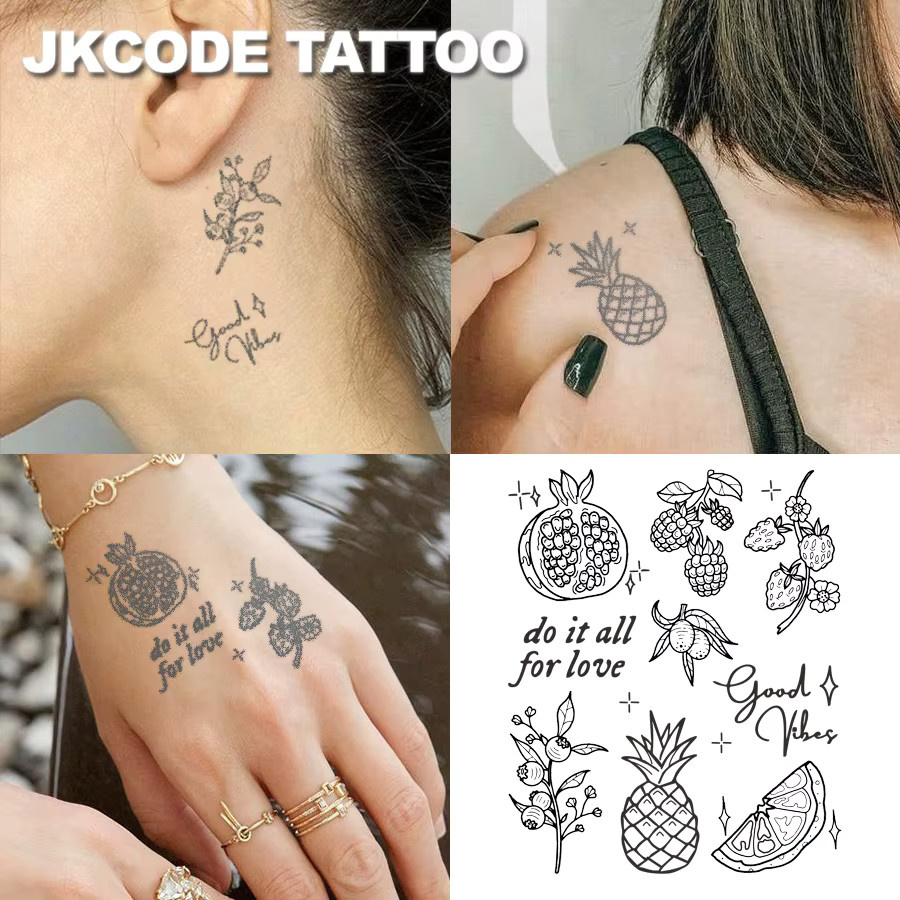 JKCODE TATTOO Kräuter-Tattoo-Sticker, Damen - Bild 2