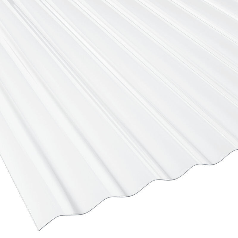 2nd LIFE LINE Polycarbonat Wellplatte 76/18 glasklar Breite: 104,5 cm, Stärke: 0,9 mm - Bild 1