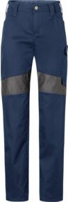 Kübler Damenhose REFORCE in Dunkelblau/Dunkelgrau mit Reflexstreifen Größe 54 - Bild 1
