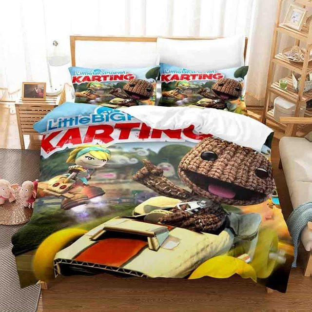 Bettwäscheset Sackboy Ein großes Abenteuer von JMG Household Supplies, Mehrfarbig, B/H: 135 x 200 cm - Bild 1