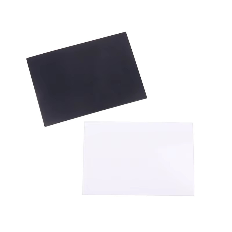 KOQZM PTFE Mausfüße für Gaming-Mäuse in Schwarz und Weiß, B: 70 mm, T: 100 mm, Dicke: 0,6 mm - Bild 2