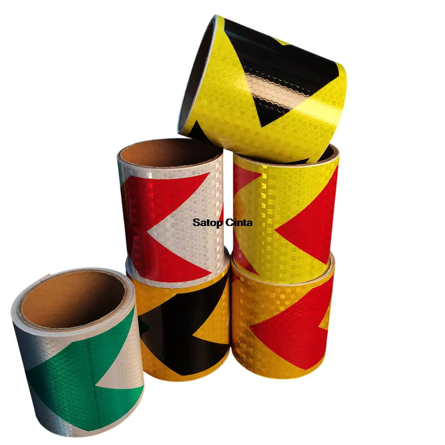 Pfeil DIY Reflektierendes Klebeband Schwarz, Wasserdichtes Warnband für Auto und Lkw, Breite: 10 cm, Länge: 1 m - Bild 3