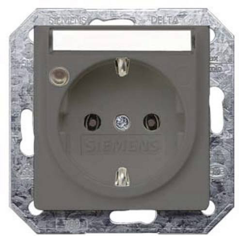 Siemens Schalterprogramm Carbon Steckdose in Schwarz und Grau 5UB1925 - Bild 1