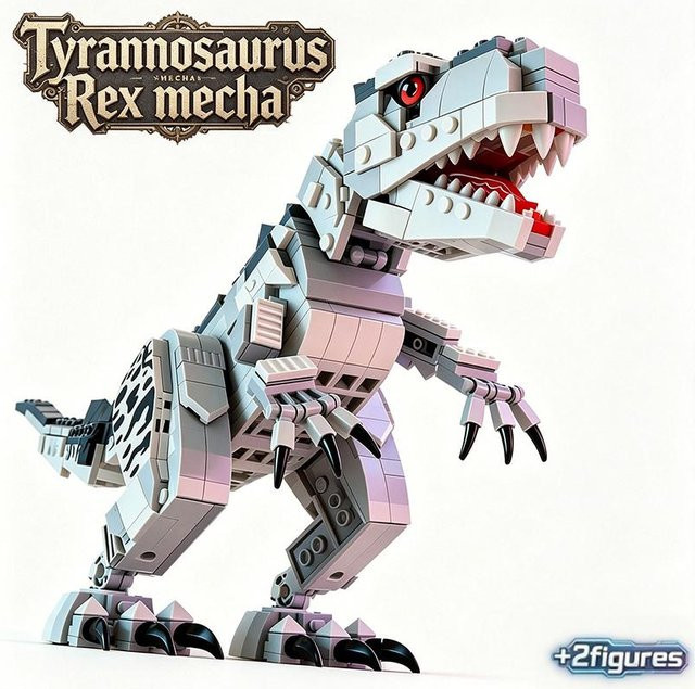 Linyi toy Dinosaurier Tyrannosaurus Bausteine bunte - Bild 1