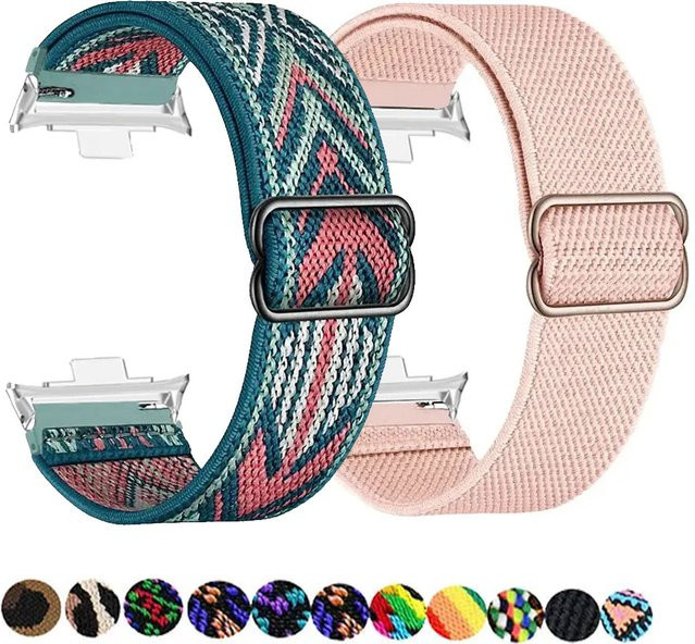 VATMENS Uhrenarmband Nylon, elastisch, Damen Herren, Xiaomi Mi Band 8 Pro, Redmi Watch 4 - Bild 1