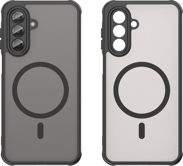 Stoßfeste Handyhülle für Samsung Galaxy A17, A07 4G und A55 5G mit magnetischer Rückseite für kabelloses Laden in Lila - Bild 1