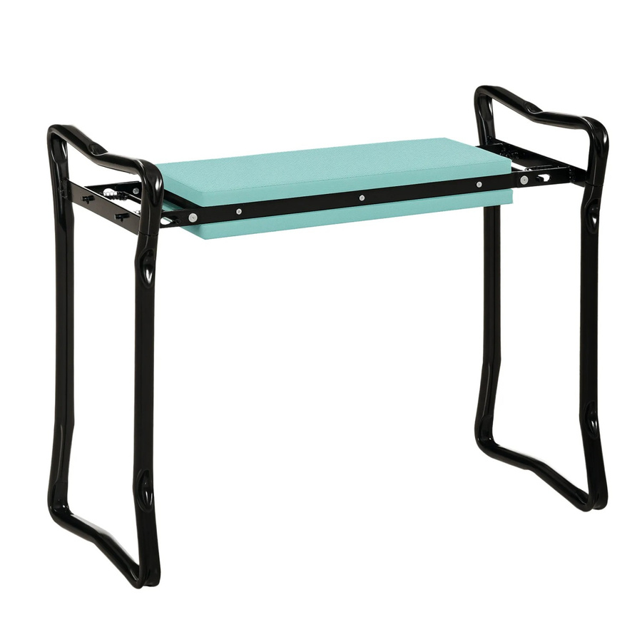 Outsunny Kniebank klappbar für die Gartenarbeit in Schwarz, B/H/L: 28 x 49 x 58 cm - Bild 3
