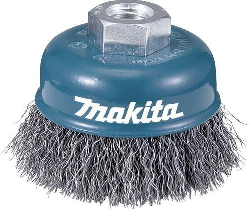 Makita Topfbürste gewellt für Edelstahl, Durchmesser: 75 mm, Gewinde: M14, Multicolour - Bild 1