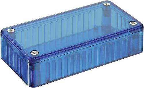 Hammond Electronics 1591 ETBU Universal-Gehäuse aus Polycarbonat in Blau, B/T/H: 19,1 x 11,0 x 6,1 cm - Bild 1