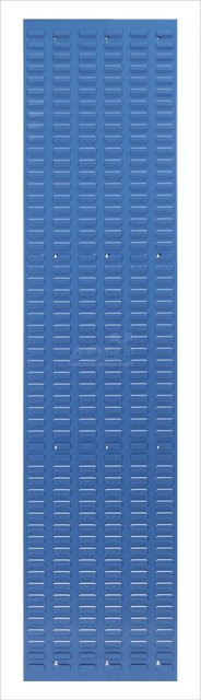 PROREGAL Orthogonale Schlitzplatte aus Stahl in Lichtblau, H x B: 197,5 x 45,6 cm - Bild 1
