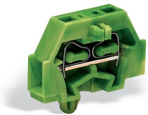 WAGO 260-317 Einzelklemme 5mm Zugfeder in Grün und Gelb, 300 Stück - Bild 1