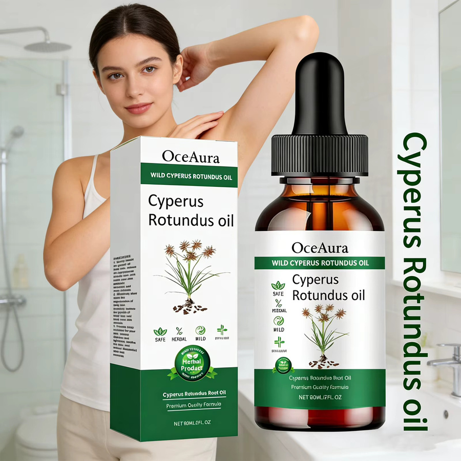 OceAura Cyperus Rotundusöl, Hautpflegeserum, 60 ml, trockene Haut - Bild 2