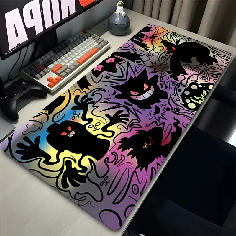 Bandai Gaming Mauspad XXL Schwarz Multicolour mit Pokémon Gengar Design für PC und Laptop - Bild 1