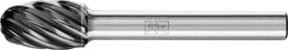 PFERD TOOLS Hartmetall Hochleistungsfrässtift INOX Tropfen TRE in Silber, Durchmesser: 10 mm, Länge: 16 mm, Schaft-Durchmesser: 6 mm, HICOAT Edelstahl - Bild 1