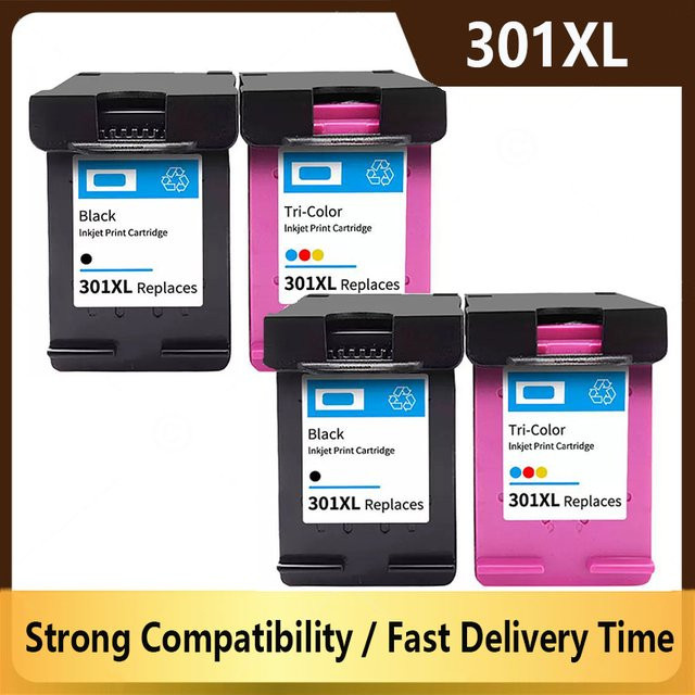 Kompatible 301XL-Tintenpatrone für HP Officejet 4630 4631 4632 4634 4635 4636 4639 und Envy 4500 4501 4502 4503 4504 Drucker - Bild 1