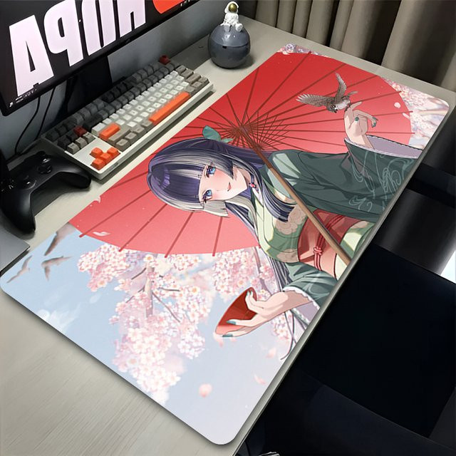 Jannyauutei Raden Mauspad mit HD-Druck in Multicolour als Gaming-Schreibtischunterlage - Bild 1