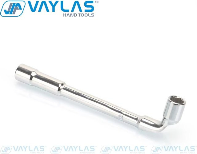 Vaylas L-Typ Winkeldose Schraubenschlüssel aus Chrom-Vanadium in Silber, 8 mm - Bild 1
