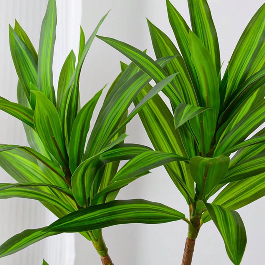 Künstliche tropische Pflanzen von Kmitang in Grün, Brasilholzblätter und Magnolienlaub für deine Dekoration, Höhe: 66 bis 98 cm - Bild 2