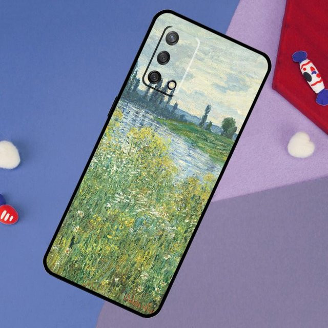 Handyhülle im Claude Monet Design für OPPO A96 A76 A16 A18 A58 A78 A98 A17 A77 A54 A57 A74 A5 A9 A53 A52 A72 A15 A93 A9 2020, Multicolor - Bild 1