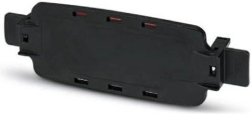 Phoenix Contact Frontplatte ECS-P-122X169-L-UV1-B 2230004 Schwarz B: 19,6 cm, H: 6,2 cm, T: 3,4 cm - Bild 1