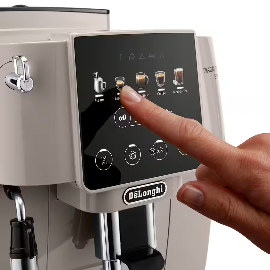 De'Longhi MagnificaStart ECAM220.50.BG Kaffeeschrank mit Milchbehälter in Beige - Bild 2
