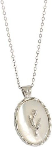 YIRAN Jewelry Halskette, 925 Sterling Silber, Tulpe, Muschel, Damen - Bild 1