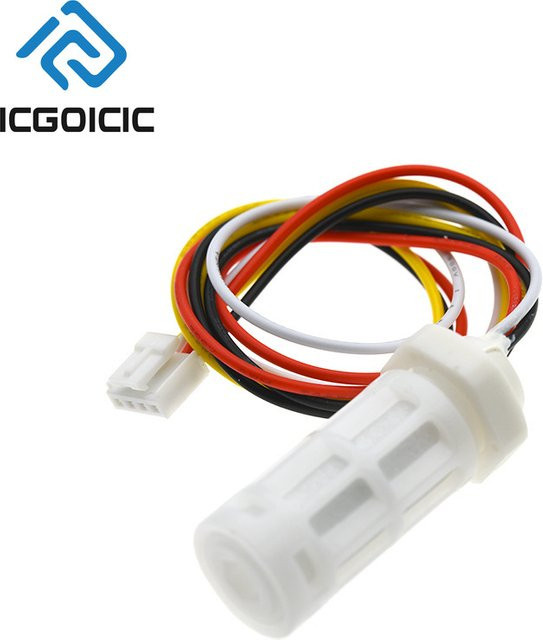 ICGOICIC SHT30 Digitales Temperatur- und Feuchtigkeitsmodul in Weiß, wasserdichter und staubdichter hochpräziser Sensor - Bild 1