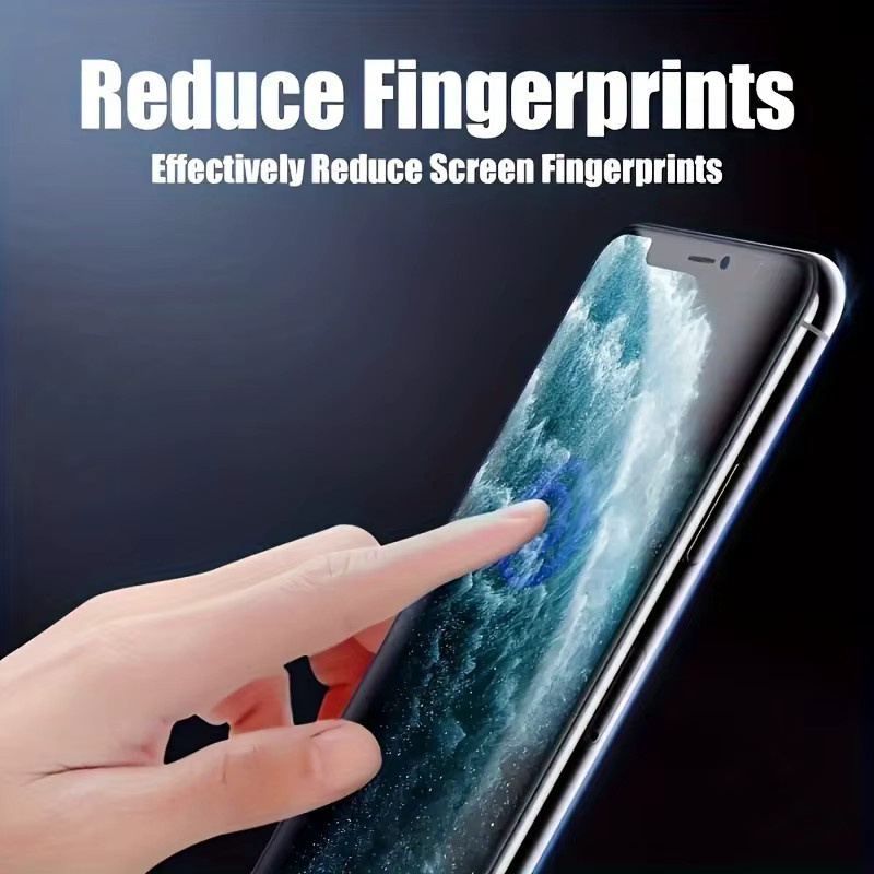2 Stück ONEVAN matte Hydrogelfolie, kratzfest und explosionsgeschützt, transparent, passend für iPhone 16 15 14 13 12 11 XS XR Plus Pro Max - Bild 4