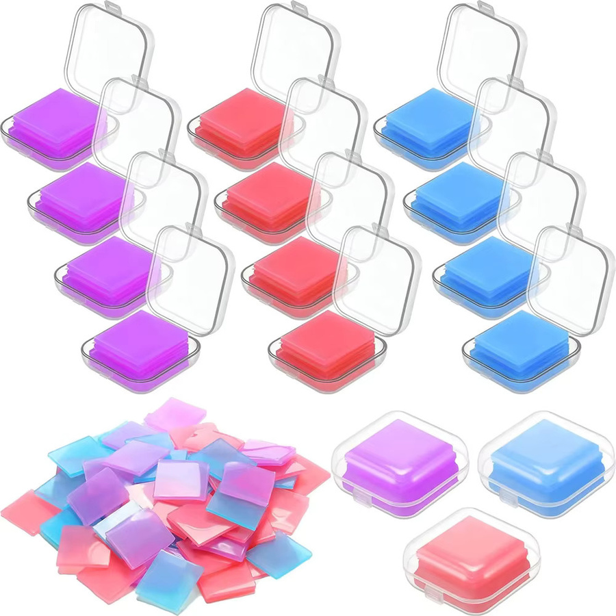 60 Stück DIY 5D Diamant Stickerei Kleber Ton Set mit Organizer Box und Wachs in Grün und Multicolour - Bild 1